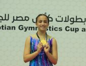 ريتال علاء تحصد الذهبية بكأس مصر لجمباز الأيروبك