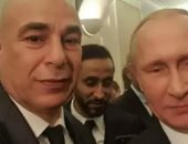 سيلفي حسام حسن مع بوتين