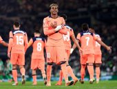 احتفال لامين يامال بهدف برشلونة الخامس