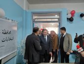 محافظ الإسكندرية يتفقد لجان اعادة الإنتخابات