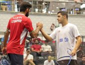 مباراة مصر وإيران فى بطولة كأس العالم للاسكواش