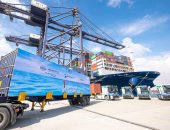 التشغيل التجريبي لمحطة البحر الأحمر بميناء السخنة