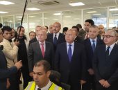 نائب رئيس الوزراء يشهد التشغيل التجريبى لمحطة هاتشيسون