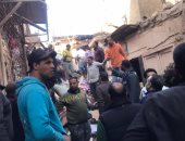 انهيار عقار فى إمبابة 