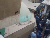 انهيار عقار سكنى من 4 طوابق فى إمبابة