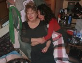 سمية الألفي الابنة مع عمتها الراحلة 