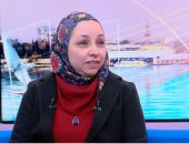 المهندسة ندى حسام الدين رئيس مركز الترميم السينمائى بمدينة الإنتاج الإعلامي