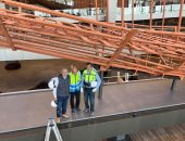 بدء إعادة ترميم وتركيب مركب خوفو الثانية