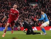 فيرتز يحتفل بهدفه ضد وولفرهامبتون