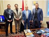 سفير مصر بالنرويج يستقبل وفدًا من أبناء الجالية