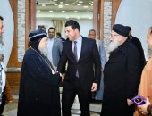نائب محافظ سوهاج يقدم التهنئة بعيد الميلاد بمطرانية الأرثوذكس