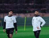 منتخب مصر يتدرب بملعب تغازوت استعدادا لمواجهة كوت ديفوار.. صور