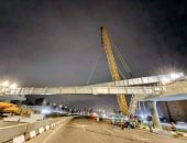 رفع كمرات محور عمرو بن العاص