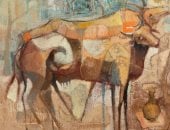  لوحة الريف المصرى 