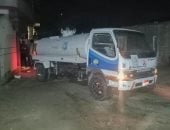 سيارات لكسح تجمعات الصرف الصحى بعزبة العمدة فى الإسماعيلية