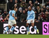 احتفال مانشستر سيتي بالهدف الأول