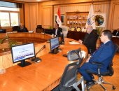 الدكتور السيد قنديل خلال فعاليات مجلس جامعة العاصمة