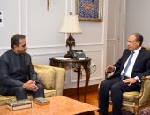 وزير الخارجية يستقبل وزير الدولة للشئون الخارجية الهندى