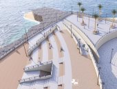 المدرجات على البحر