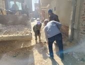 حملات نظافة ورفع إشغالات في شوارع أرمنت الوابورات