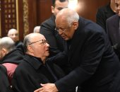 اللواء خالد عبد العال يتلقى واجب العزاء فى شقيقه