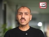 الزميل إسلام شيبة خلال الفيديو 