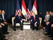 لقاء السيسي وترامب في منتدى دافوس 