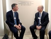 رئيس الوزراء الفلسطيني محمد مصطفى مع مدير برنامج الأمم المتحدة الإنمائي