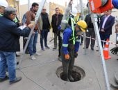 تنفيذ اعمال الصرف الصحى بالإسكندرية