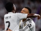 لاعبو ريال مدريد يحتفلون بالفوز على موناكو