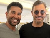 أحمد سعد بصحبة كاظم الساهر