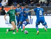 جانب من مباراة سابقة بين الهلال والاهلي