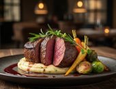 طبق اكل يحتوى على لحوم