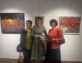 سفيرة رومانيا أوليفيا توديران والفنانة الكبيرة والكاتبة سناء البيسي 