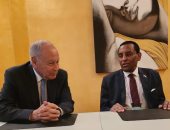 أبو الغيط ورئيس وزراء السودان