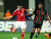 جانب من مباراة الأهلي والجيش الملكي في دوري أبطال أفريقيا