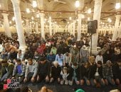 أول صلاة عشاء وتراويح من مسجد عمرو بن العاص