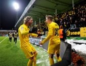 احتفال نجوم بودو جليمت بالفوز على الإنتر