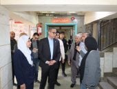  محافظ الجيزة يتفقد مستشفى أبو النمرس المركزى