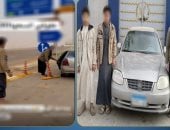  سقوط أبطال فيديو سرقة علامات الطريق بمطروح