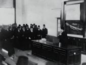  الملك فؤاد خلال افتتاح مبنى كلية الهندسة