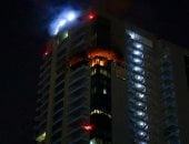 مبنى تم استهدافه بالمسيرات الإيرانية فى البحرين 