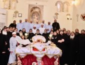 الكنيسة ترسم 5  رهبان جدد بدير الأنبا بيشوي بوادي النطرون