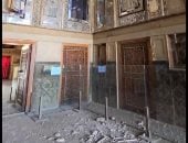 تحطم قصر جهل ستون بمدينة أصفهان الإيرانية