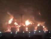 حريق ميناء صلالة