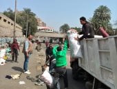 حملة مكبرة فى حى إمبابة لرفع الإشغالات