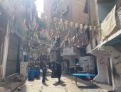  استعدادات مبهجة لمائدة إفطار أهالى بحر البلد بالوراق