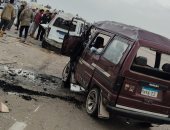 حادث تصادم بطريق الإسكندرية الصحراوي 