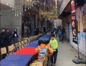 شباب بحر البلد بالوراق يجهزون وجبات إفطار للصائمين للعام الخامس