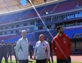 توروب والشناوي يعاينان أرض ملعب مباراة الترجي